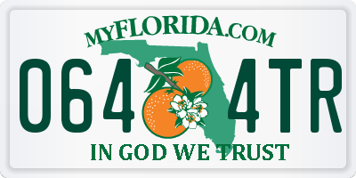 FL license plate 0644TR