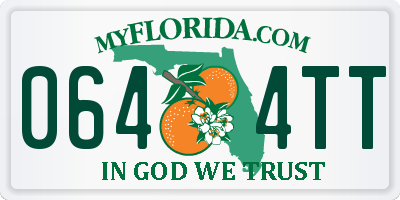 FL license plate 0644TT