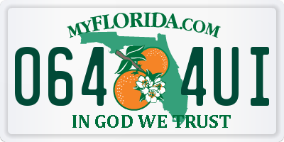 FL license plate 0644UI