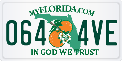 FL license plate 0644VE
