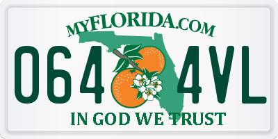 FL license plate 0644VL