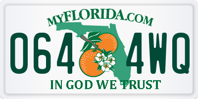 FL license plate 0644WQ