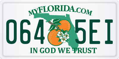 FL license plate 0645EI