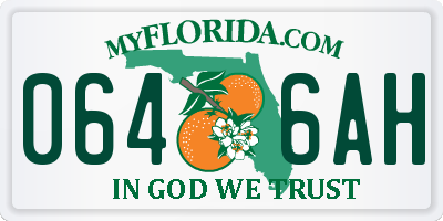 FL license plate 0646AH