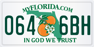 FL license plate 0646BH