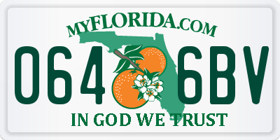 FL license plate 0646BV