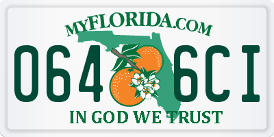 FL license plate 0646CI