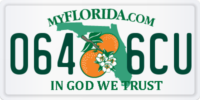 FL license plate 0646CU