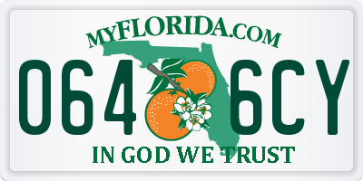 FL license plate 0646CY