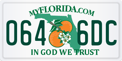 FL license plate 0646DC