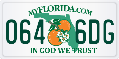 FL license plate 0646DG