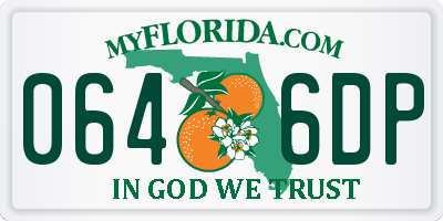 FL license plate 0646DP