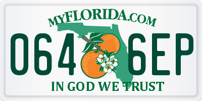 FL license plate 0646EP