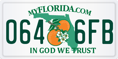 FL license plate 0646FB