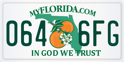 FL license plate 0646FG