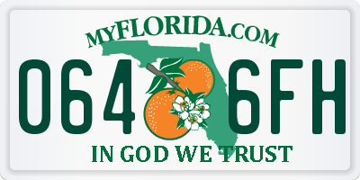 FL license plate 0646FH
