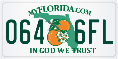 FL license plate 0646FL
