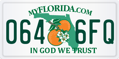 FL license plate 0646FQ