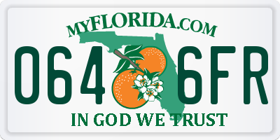 FL license plate 0646FR