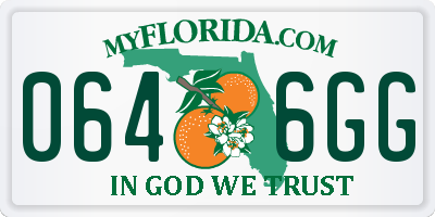FL license plate 0646GG