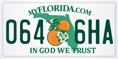 FL license plate 0646HA