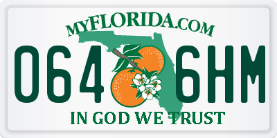 FL license plate 0646HM