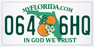 FL license plate 0646HQ