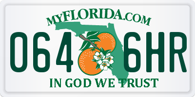 FL license plate 0646HR