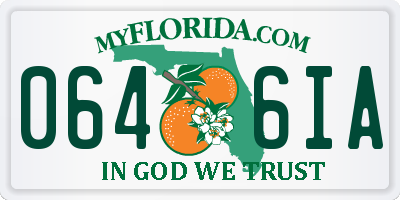FL license plate 0646IA