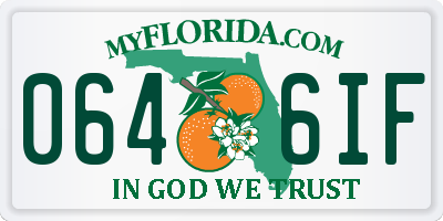 FL license plate 0646IF