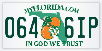 FL license plate 0646IP