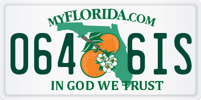 FL license plate 0646IS