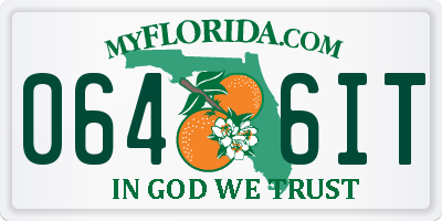 FL license plate 0646IT