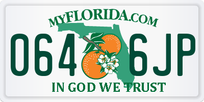 FL license plate 0646JP