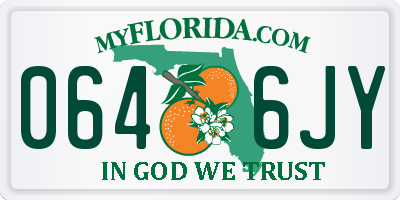 FL license plate 0646JY