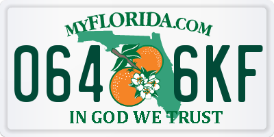 FL license plate 0646KF