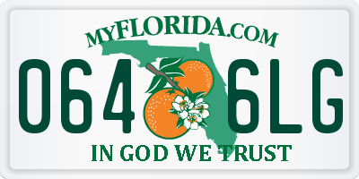 FL license plate 0646LG