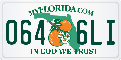 FL license plate 0646LI