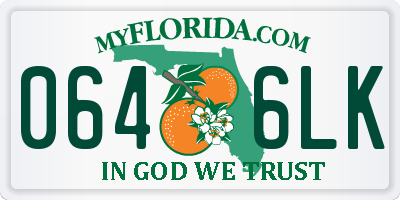 FL license plate 0646LK