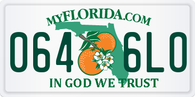 FL license plate 0646LO
