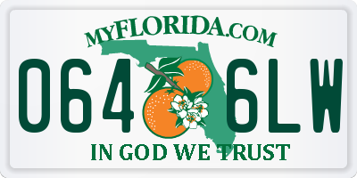 FL license plate 0646LW