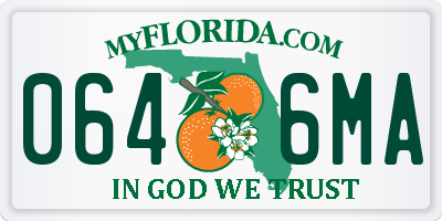 FL license plate 0646MA