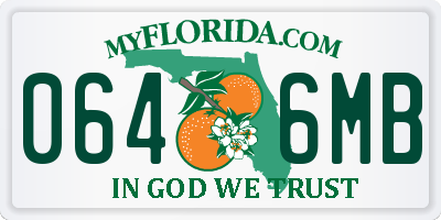 FL license plate 0646MB