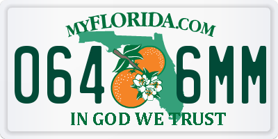 FL license plate 0646MM