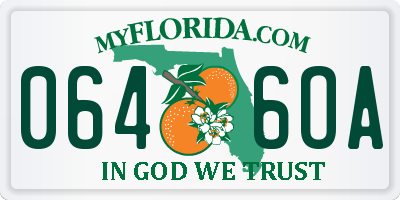 FL license plate 0646OA