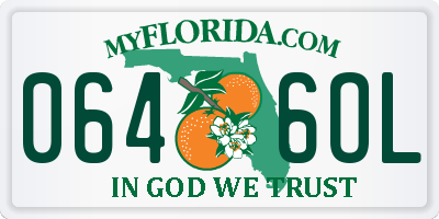 FL license plate 0646OL