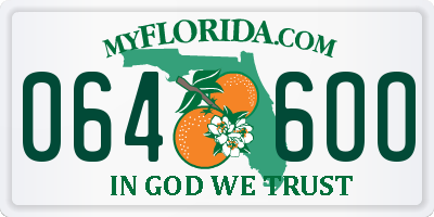 FL license plate 0646OO