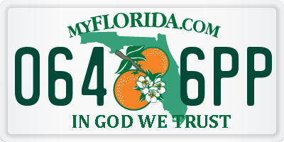 FL license plate 0646PP