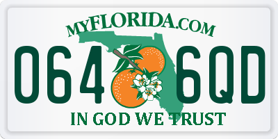 FL license plate 0646QD