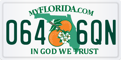 FL license plate 0646QN
